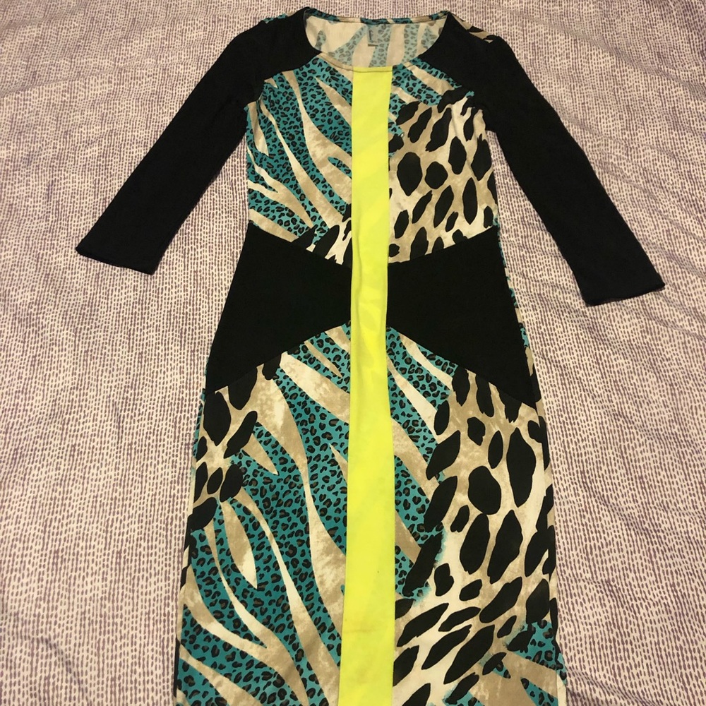 Midi neon dress